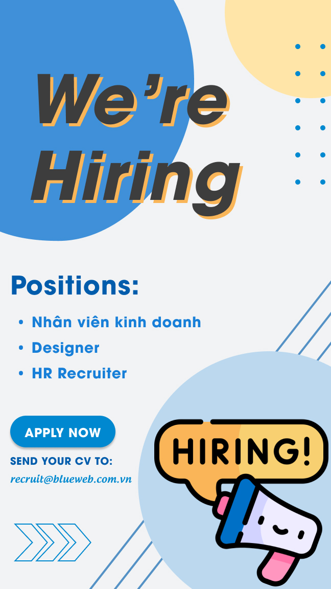 BlueWeb Tuyển Dụng