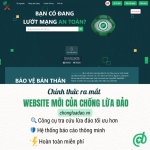 Trang web chống lừa đảo tích hợp AI nhận diện lừa đảo 