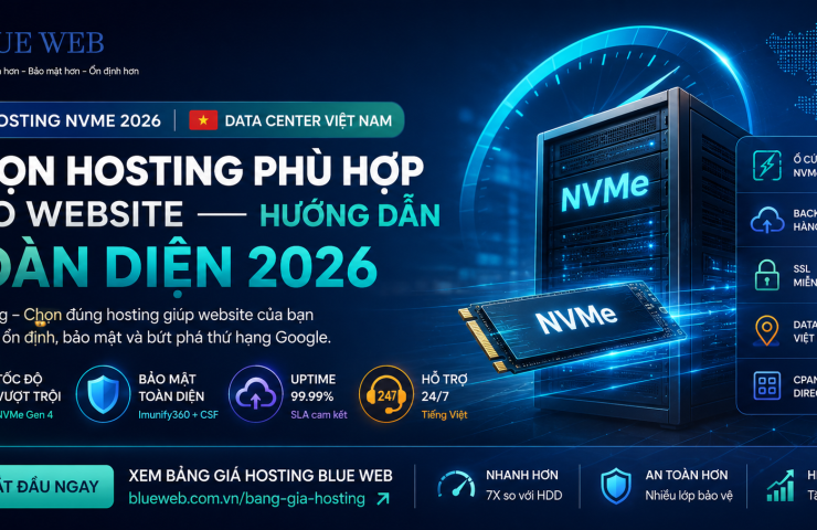Chọn Hosting Phù Hợp Cho Website — Hướng Dẫn Toàn Diện 2026