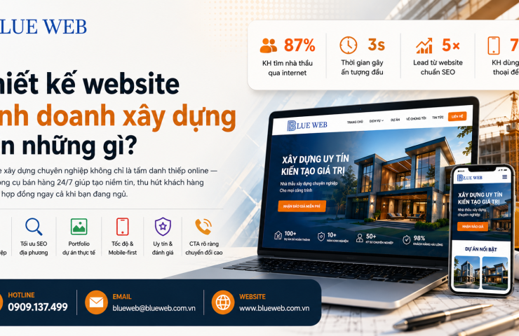 Thiết kế website kinh doanh xây dựng cần những gì?