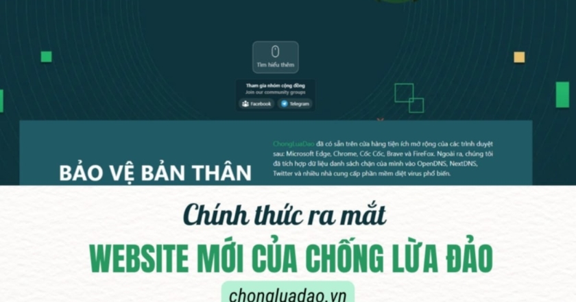 Trang web chống lừa đảo tích hợp AI nhận diện lừa đảo 