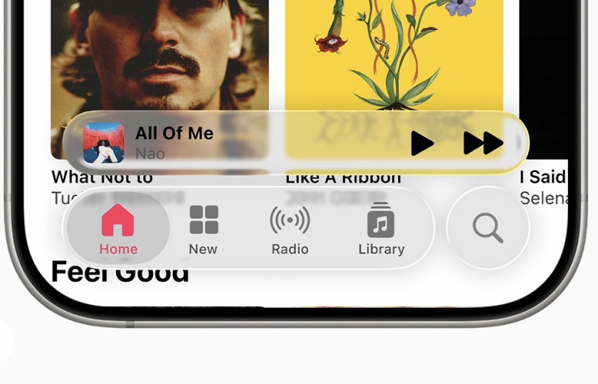 Liquid Glass - ngôn ngữ thiết kế mới, thú vị và thanh lịch của Apple