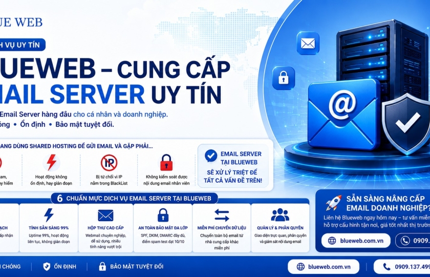Blueweb – Cung Cấp Email Server Uy Tín
