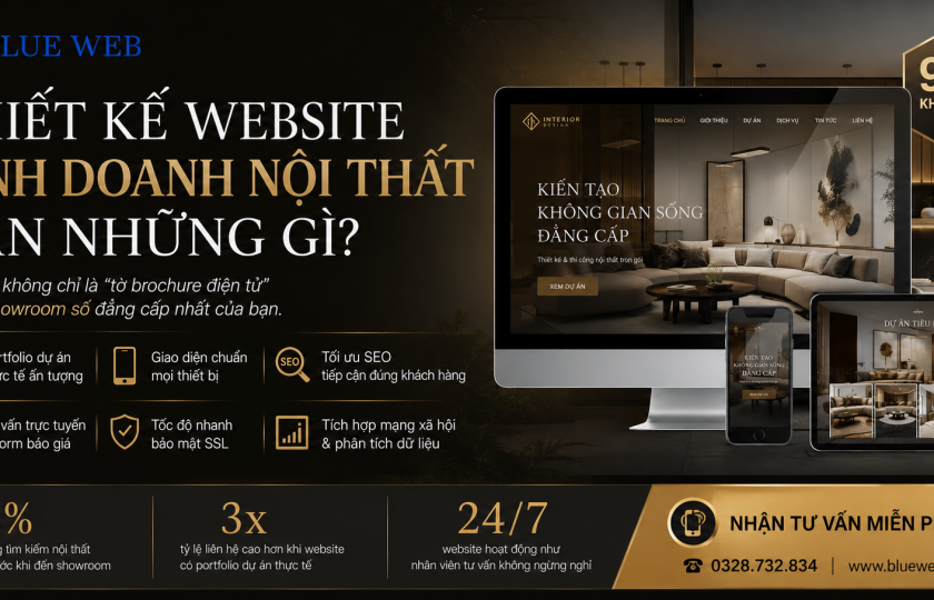 Thiết Kế Website Kinh Doanh Nội Thất Cần Những Gì?